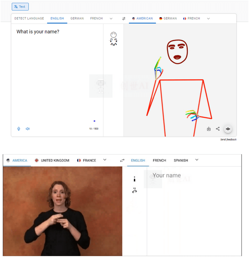 sign/translate:AI实时手语翻译，将手语实时转换成语音或文本-创世AI